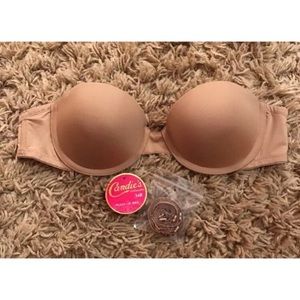 Candie's Nude Push-Up Multi Way Strapless Bra 34B